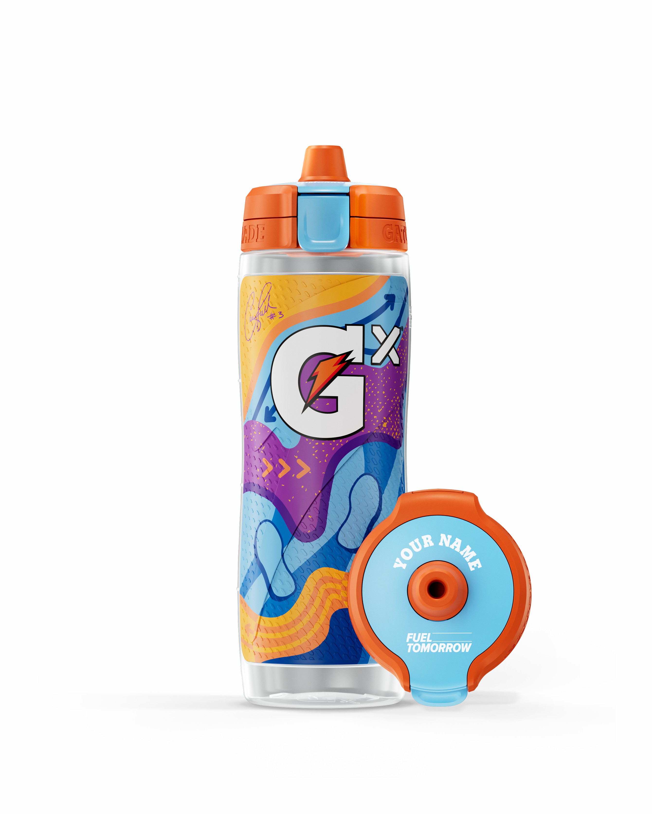 Gatorade Candace Parker Gx Collaboration Water Bottle (30 oz) Bundle Bottles Candace Parker | 4683OPXGV