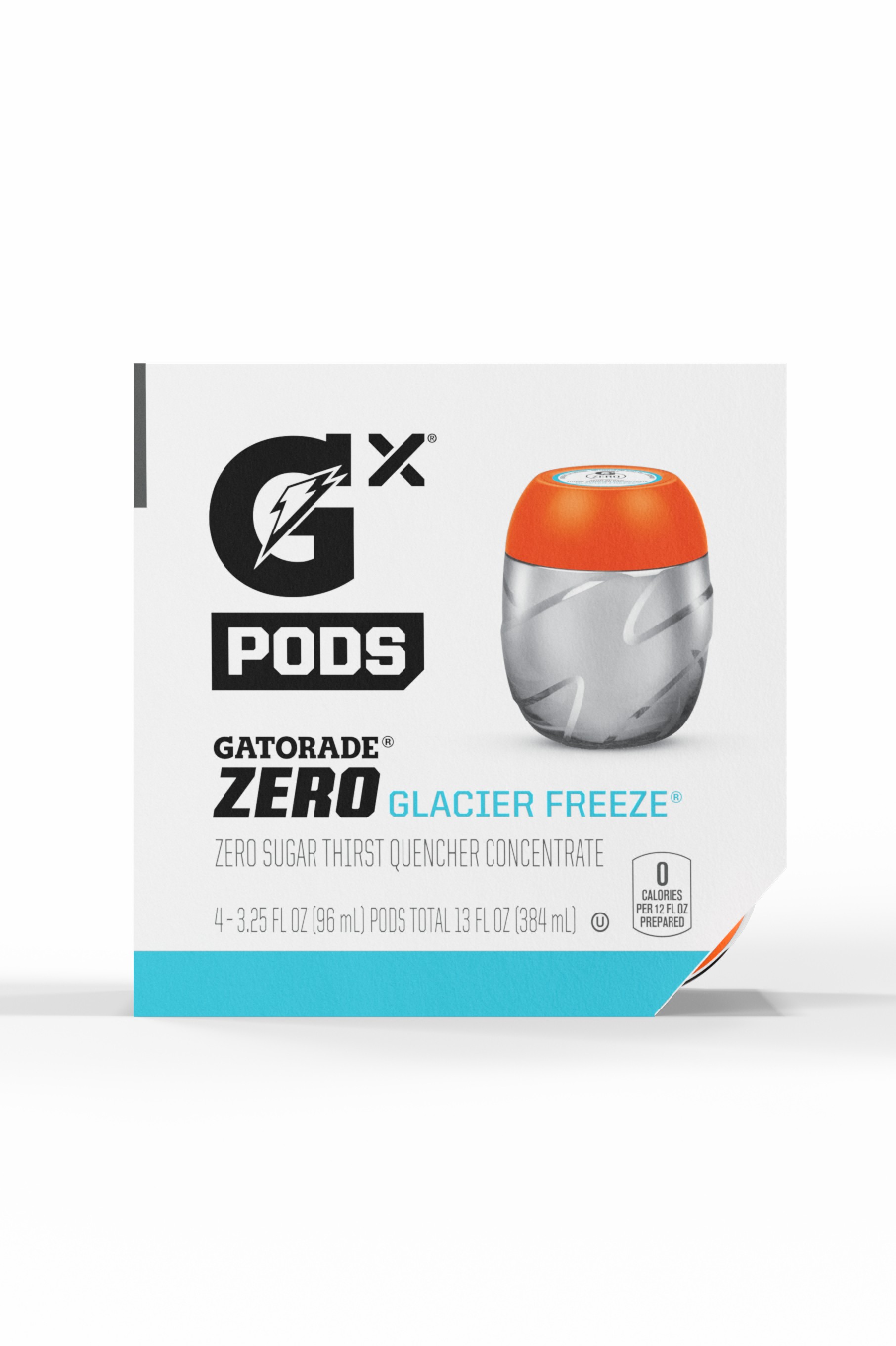 Gatorade Gx Pod (48 pods) Pods Zero Glacier Freeze | 5139BRSKZ