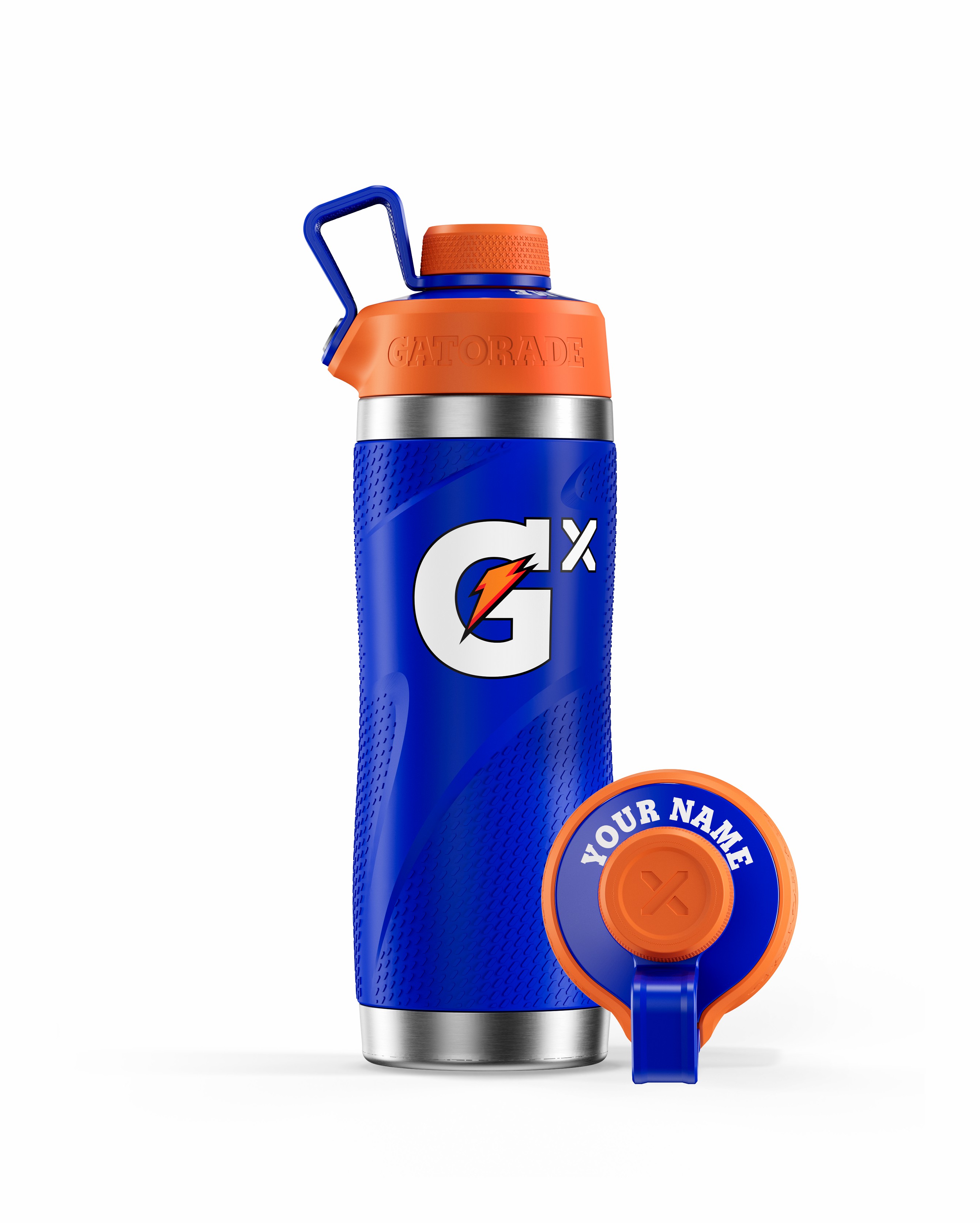 Gatorade Gx Stainless Steel Bottle Bundle (32 oz) Bottles Royal Blue | 9431EYMCR
