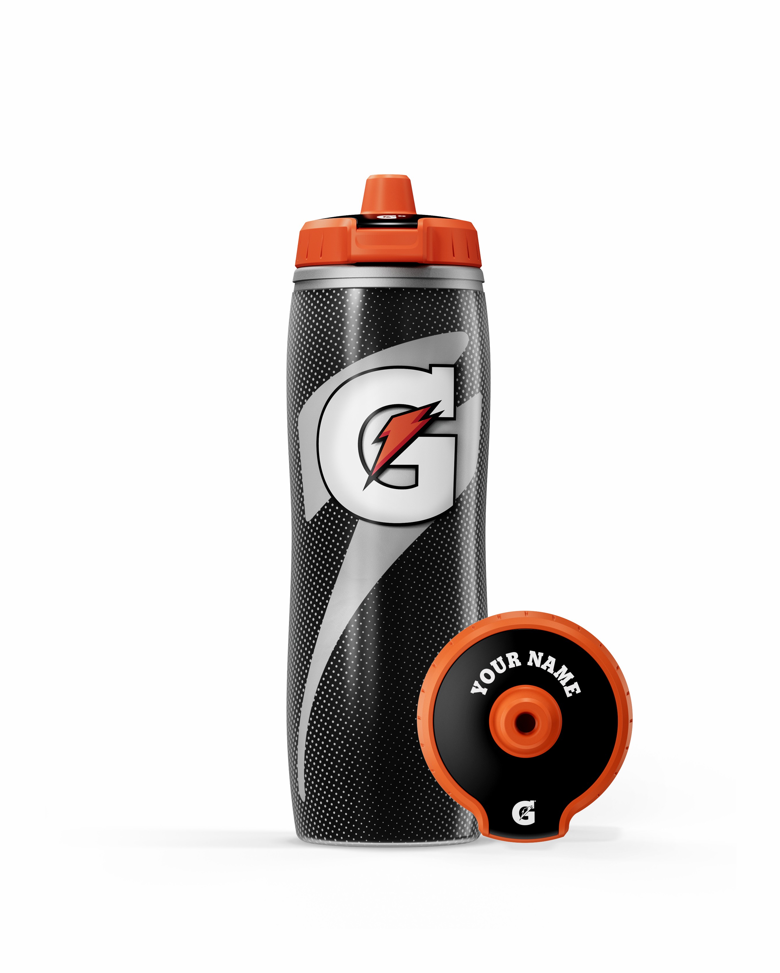 Gatorade Insulated Squeeze Personalized Water Bottle (30 oz) Bundle Bottles Black | 6974YRXFH
