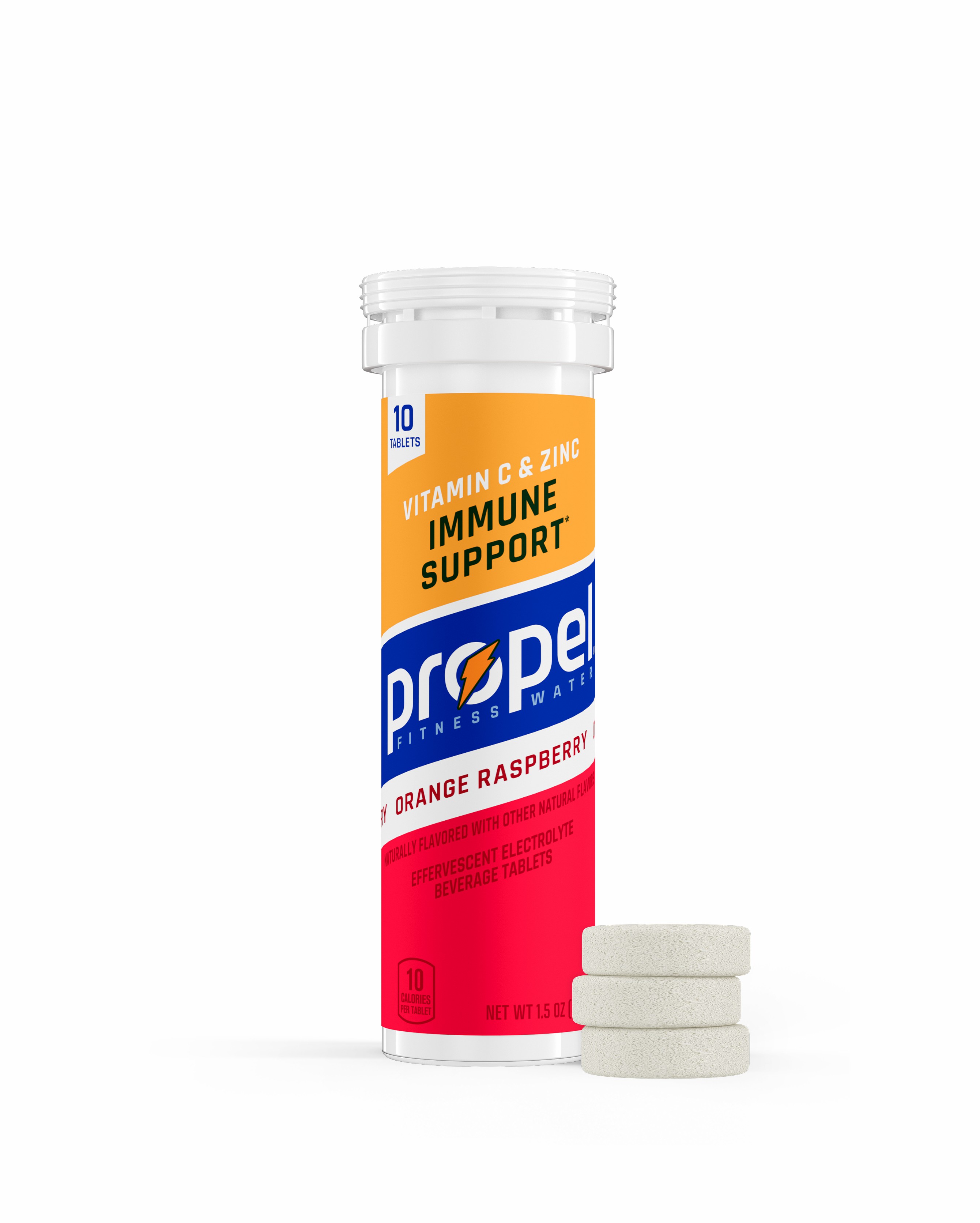 Gatorade Propel Immune Support Tablets (8 tubes) Tablets Orange Raspberry | 4326HXZIY