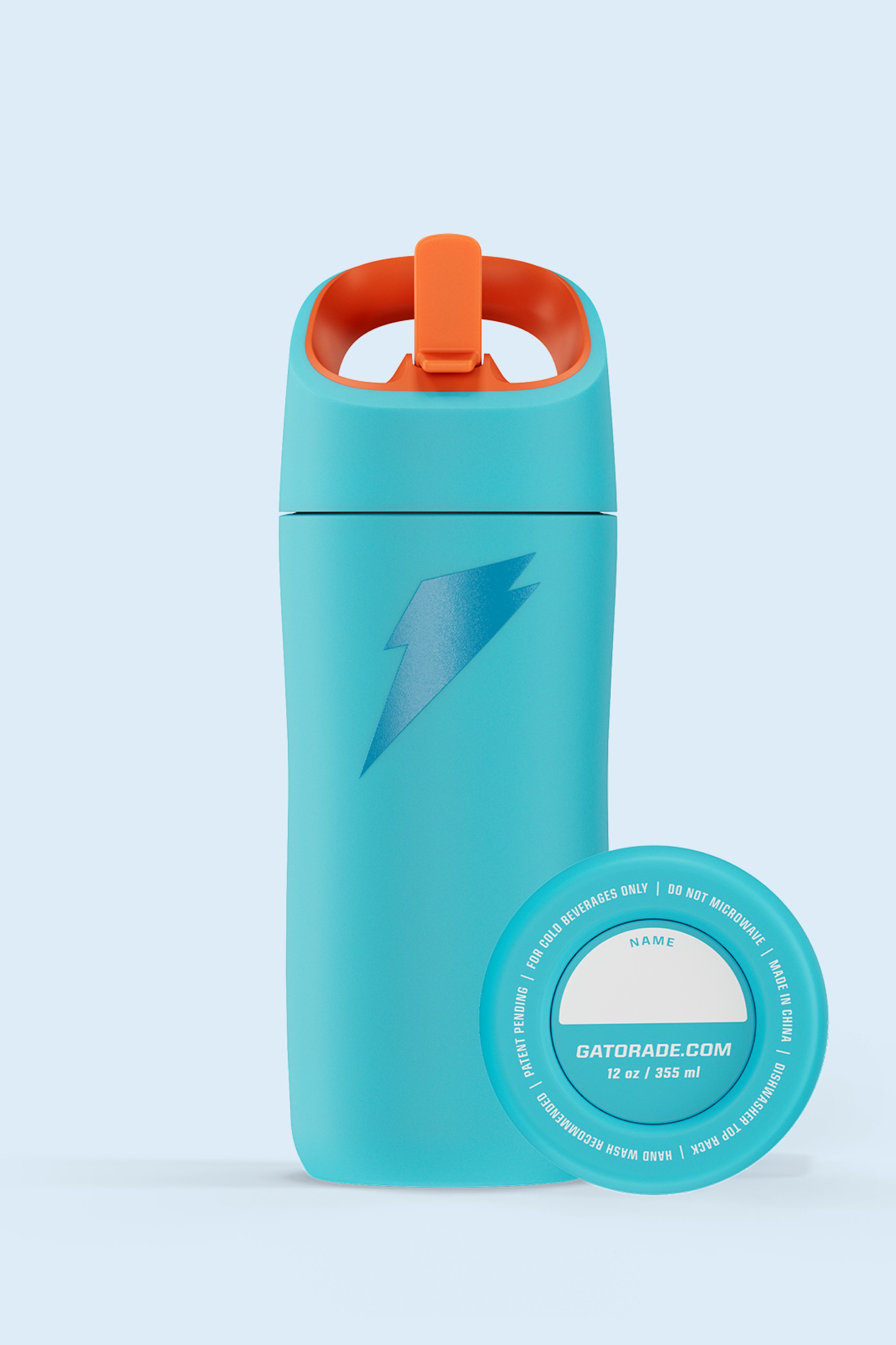 Gatorade Rookie Stainless Steel Water Bottle (12 oz) Bottles Blue | 0124SNHOF