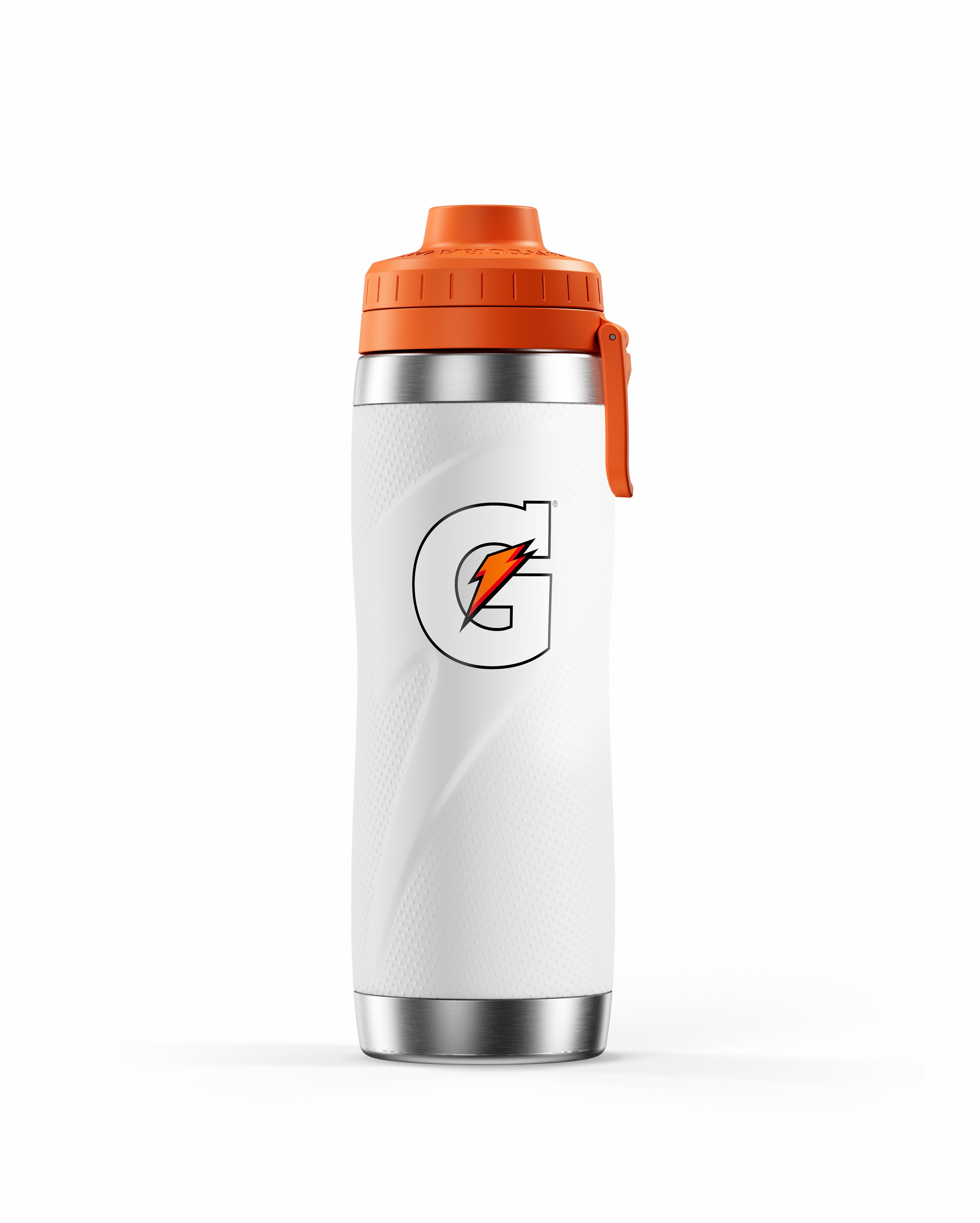 Gatorade Stainless Steel Water Bottle (26oz) Bundle Bottles White | 0174GSVWB